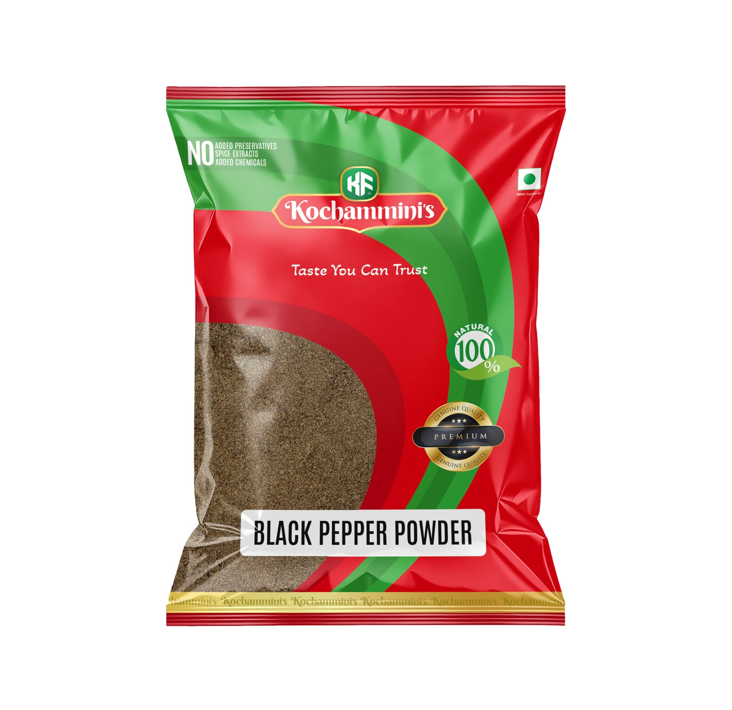 Kochamminis Pepper Powder – 180 g | Pure & Aromatic Spice