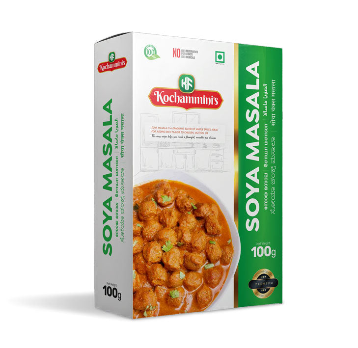 Kochamminis Kerala Soya Masala – Traditional Veg Curry Mix - 100g