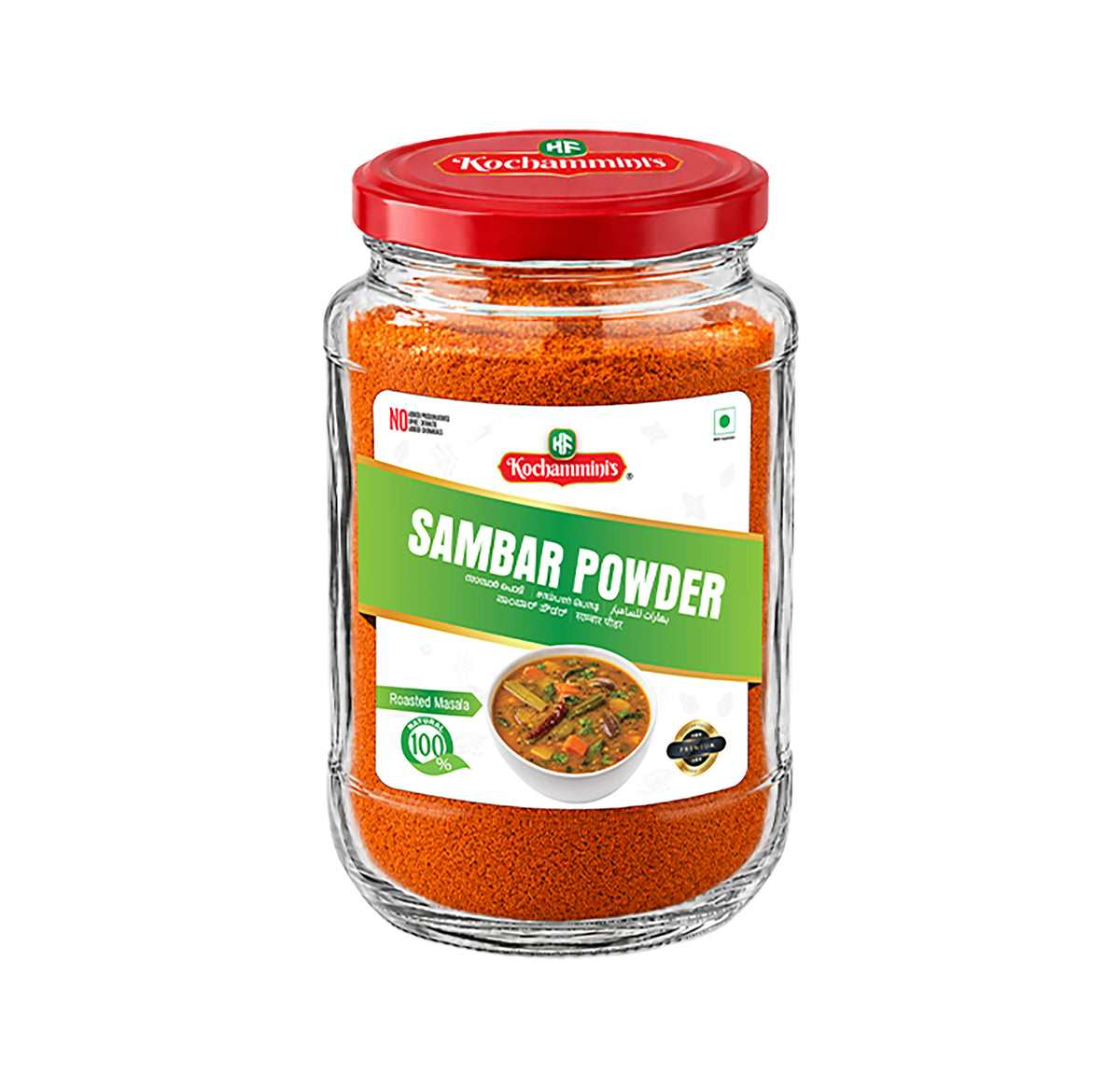 Kochamminis Sambar Powder – 180 g | Authentic Kerala-Style Spice Blend