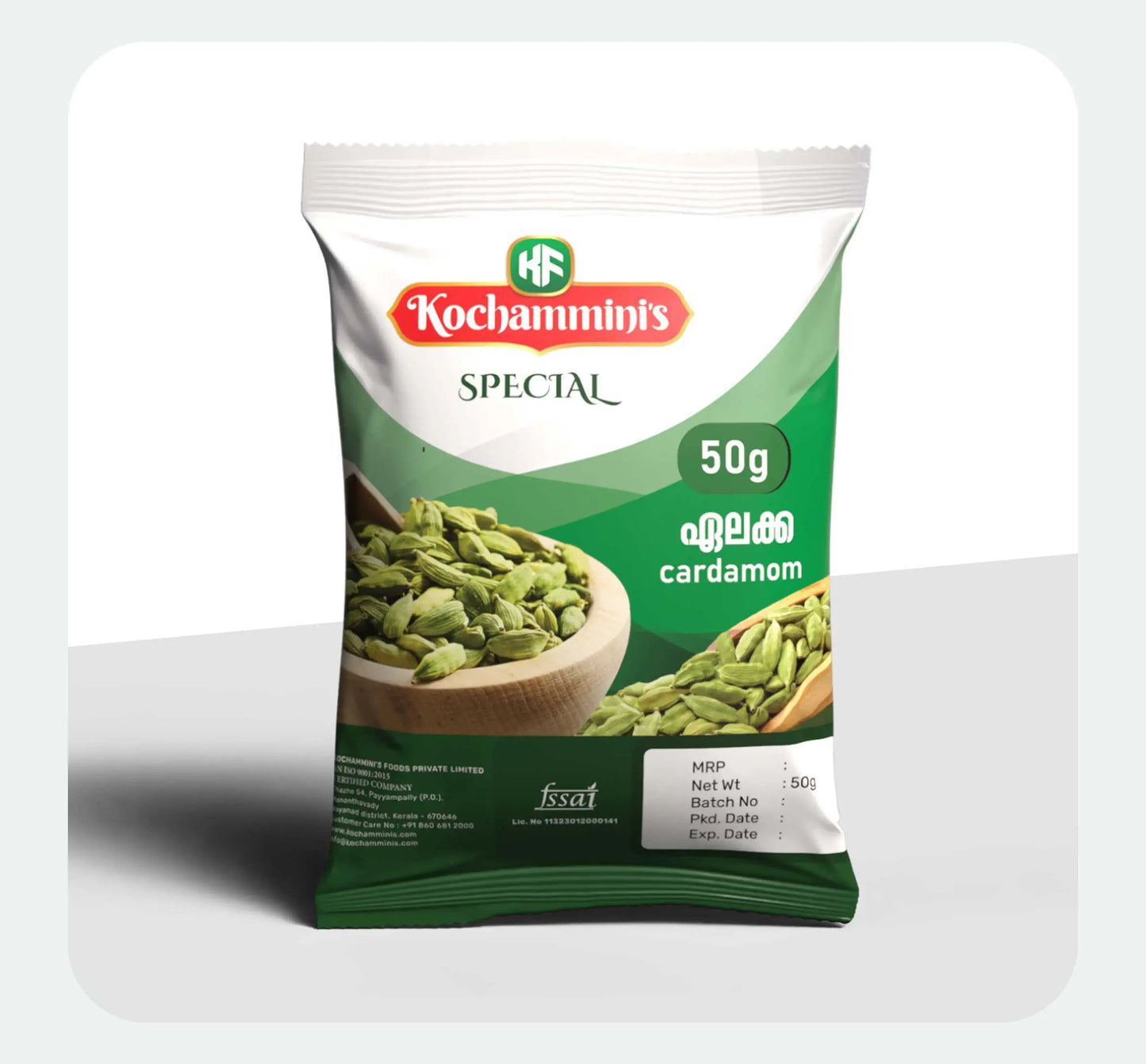 Kochamminis Kerala Green Cardamom Pods – 100% natural and aromatic Indian spice
