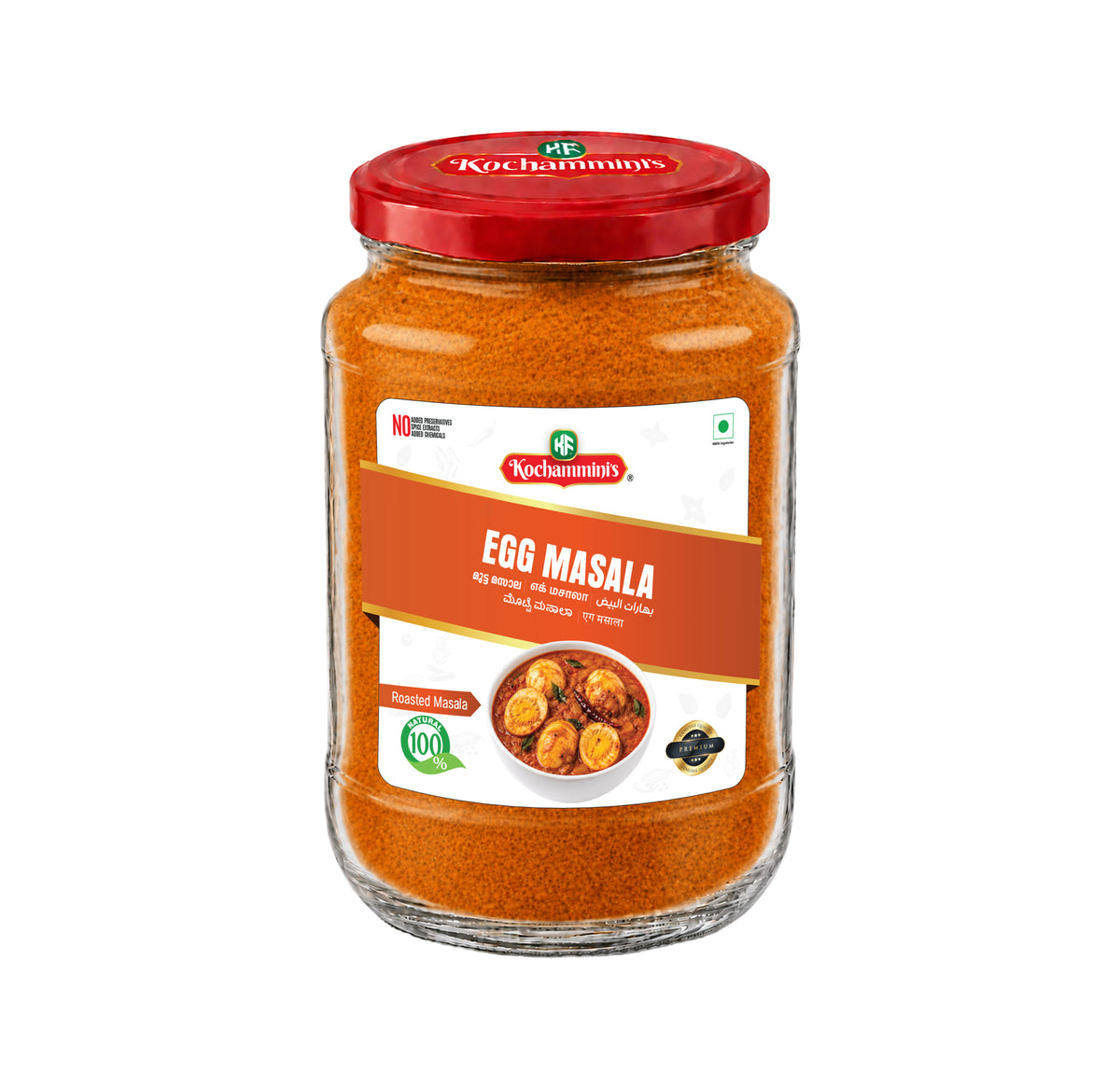 Kochamminis Egg Masala – 180 g | Authentic Kerala-Style Spice Blend