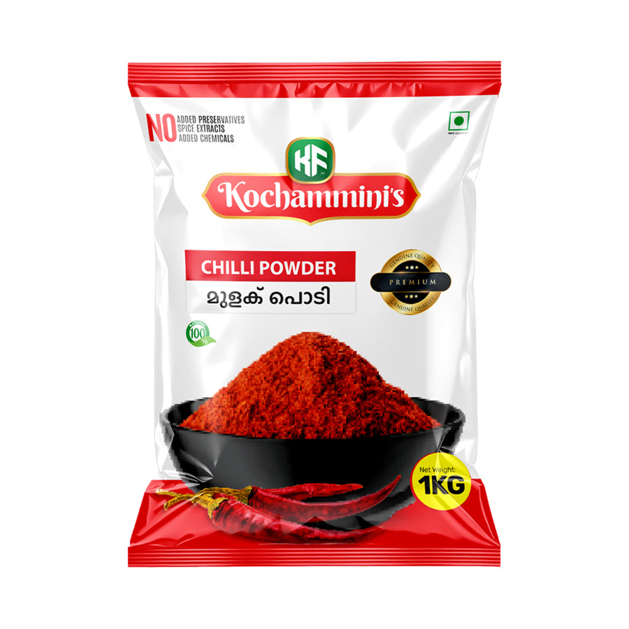 Kochamminis Chilly Powder – Pure & Spicy Red Chilli Powder from Kerala - 1Kg
