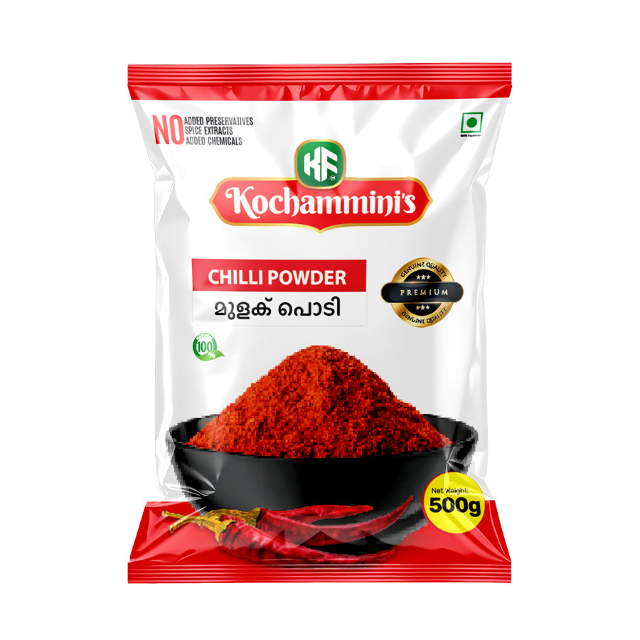 Kochamminis Chilly Powder – Pure & Spicy Red Chilli Powder from Kerala - 500g