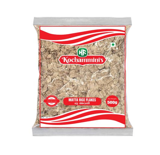 Kochamminis Premium Matta Aval – Authentic Kerala Red Rice Flakes
