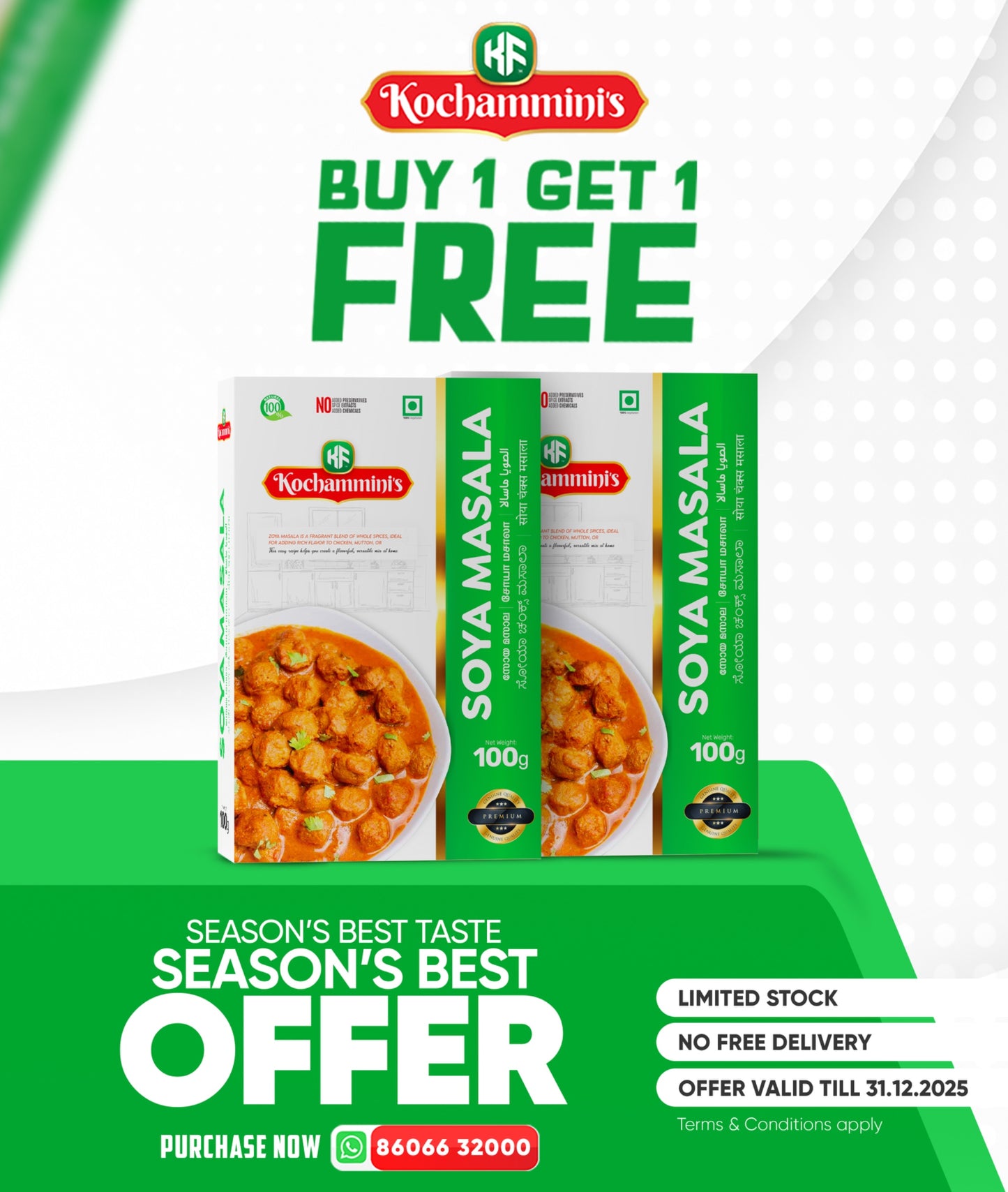 Soya Masala – Traditional Veg Curry Blend