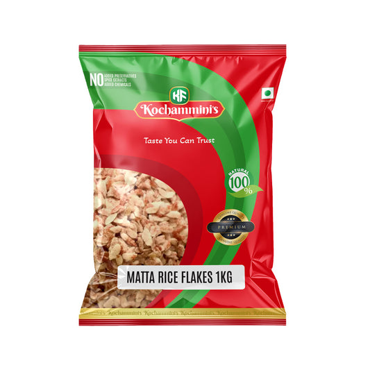 Kochamminis Premium Matta Aval – 1Kg | Traditional Kerala Rice Flakes for Everyday Meals