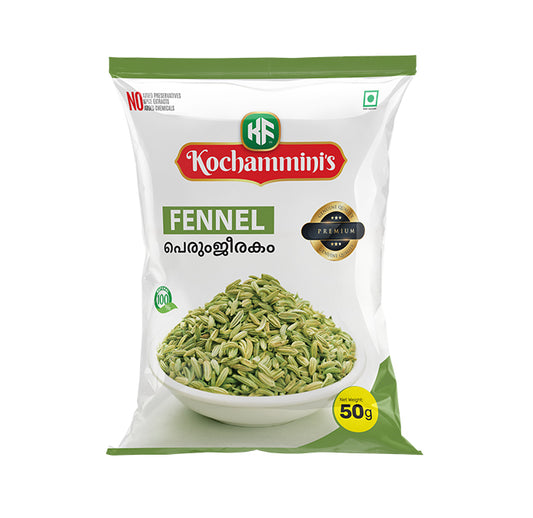 Kochamminis Premium Kerala Fennel Seeds – Pure, Aromatic & Healthy - 100g
