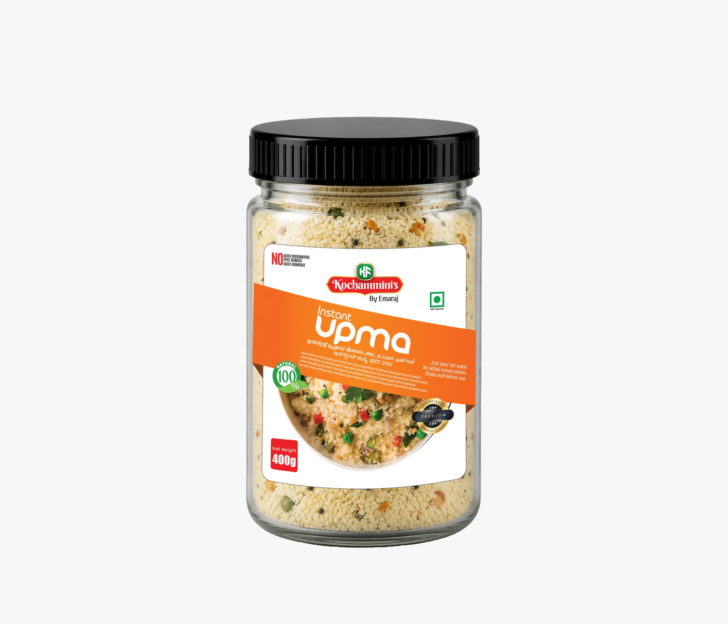 Kochamminis Instant Upma Online – Healthy & Authentic South Indian Breakfast -400g